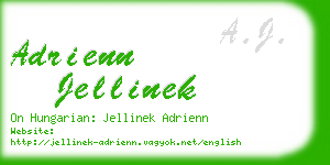 adrienn jellinek business card